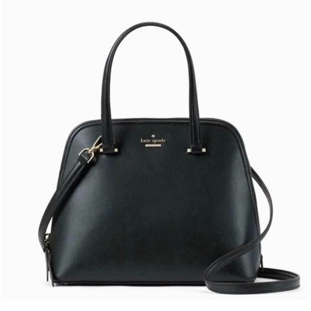 Kate Spade Patterson Drive Dome Crossbody Satchel In Black